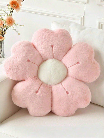 1pc Floral Decorative Pillow, Daisy Shaped Cushion For Bed, Sofa, Bedroom Decor, Home Decor, Lovely Gift For Family And Friends, Spring